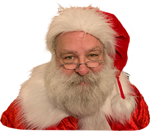 RealFatherXmas Logo - Mr C's smiling face!